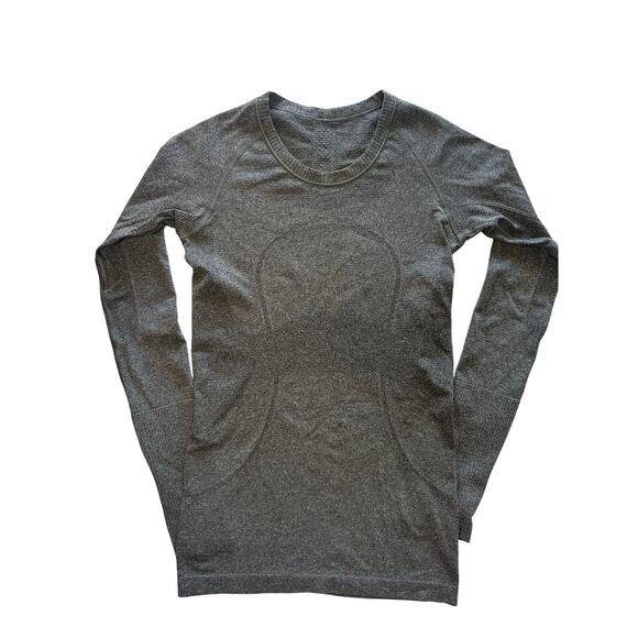 Lululemon Swiftly Tech Long Sleeve DARK GRAY Size 4 - Picture 5 of 6